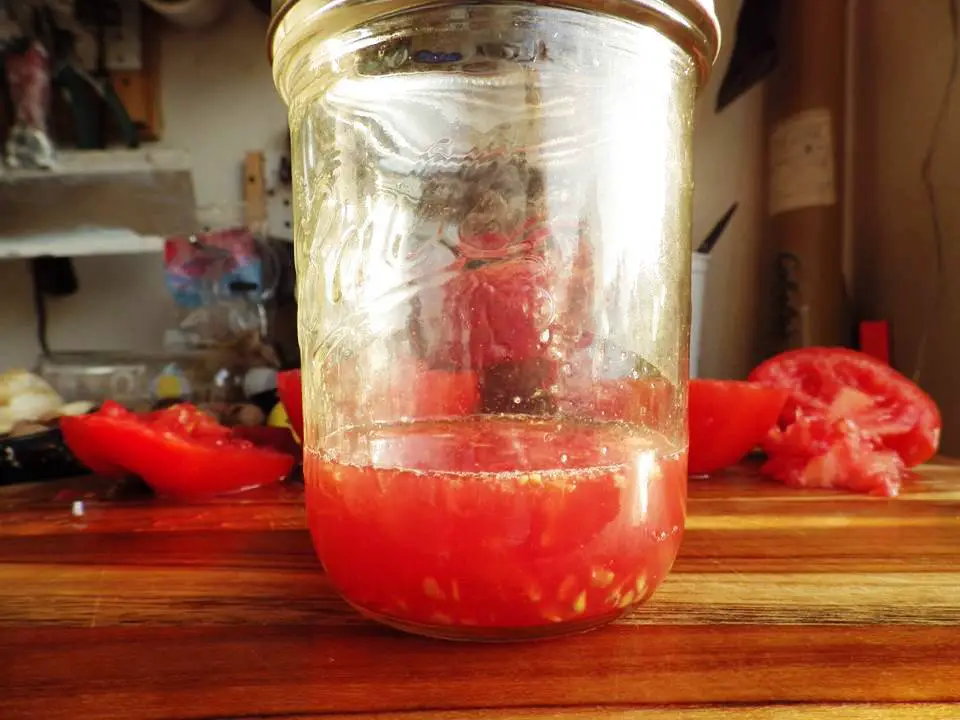 TOMATO SEEDS IN JAR