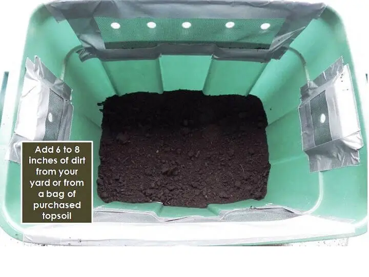 Add Topsoil To The Bin