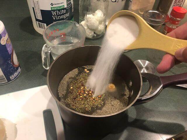 Adding Sugar to Pickled Egg Brine