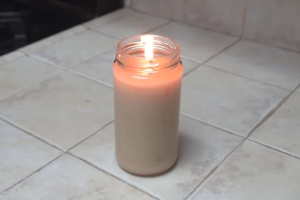 Bacon Fat Candle