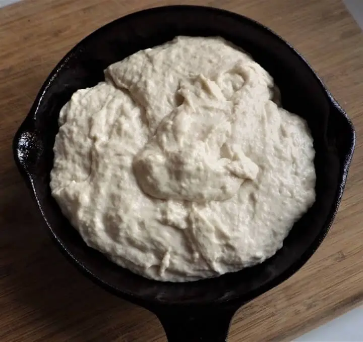 Bannock Batter In The Pan