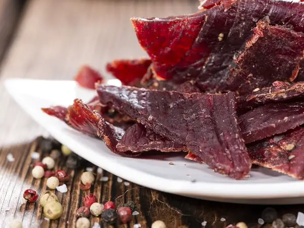 Beef Jerky On Table