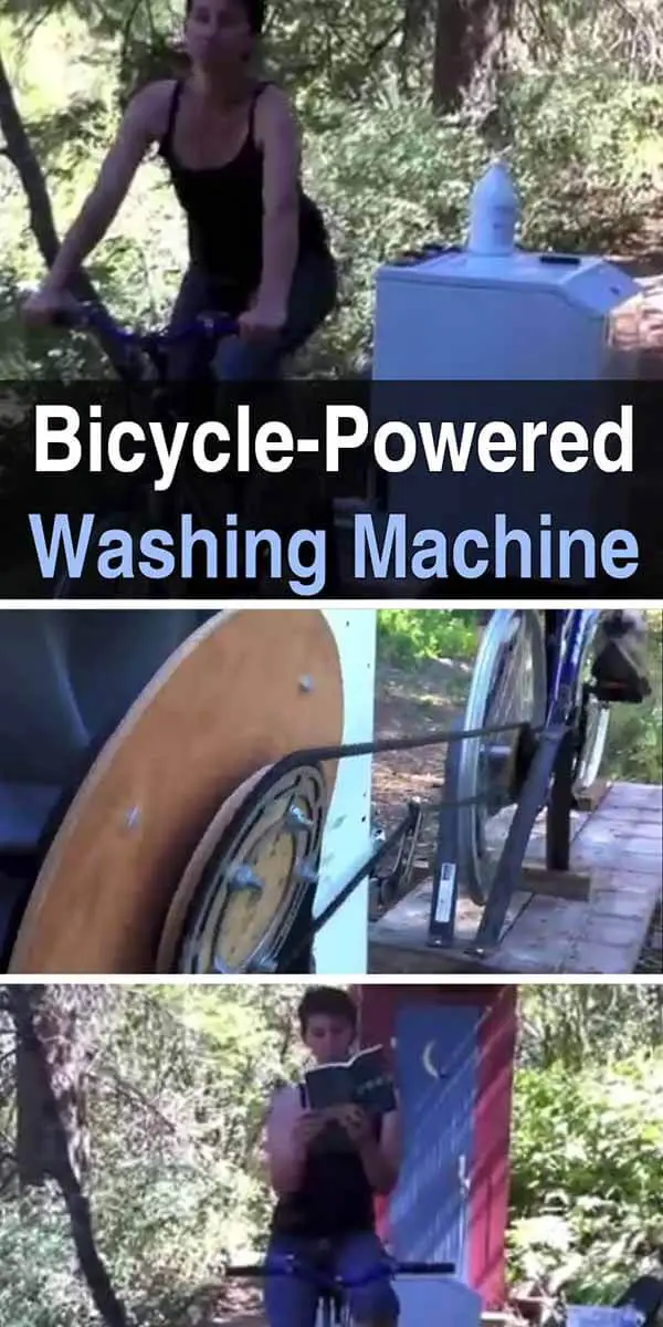 Bicycle-Powered Washing Machine