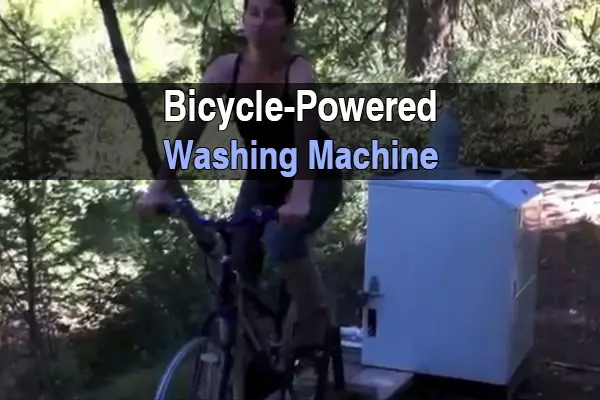 Bicycle-Powered Washing Machine