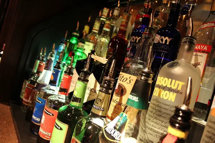 Bottles of Liquor