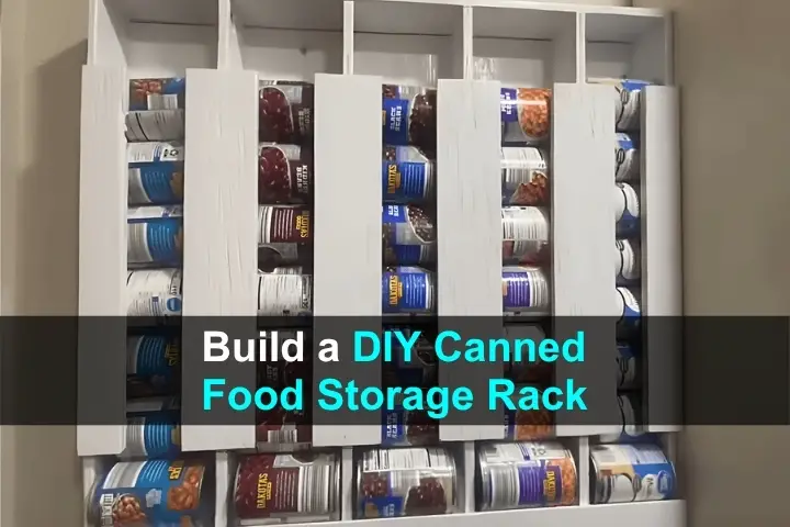 Build a DIY Canned Food Storage Rack