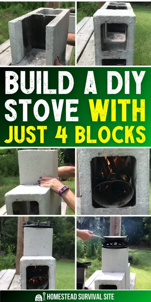 Build a DIY Stove with Just 4 Blocks