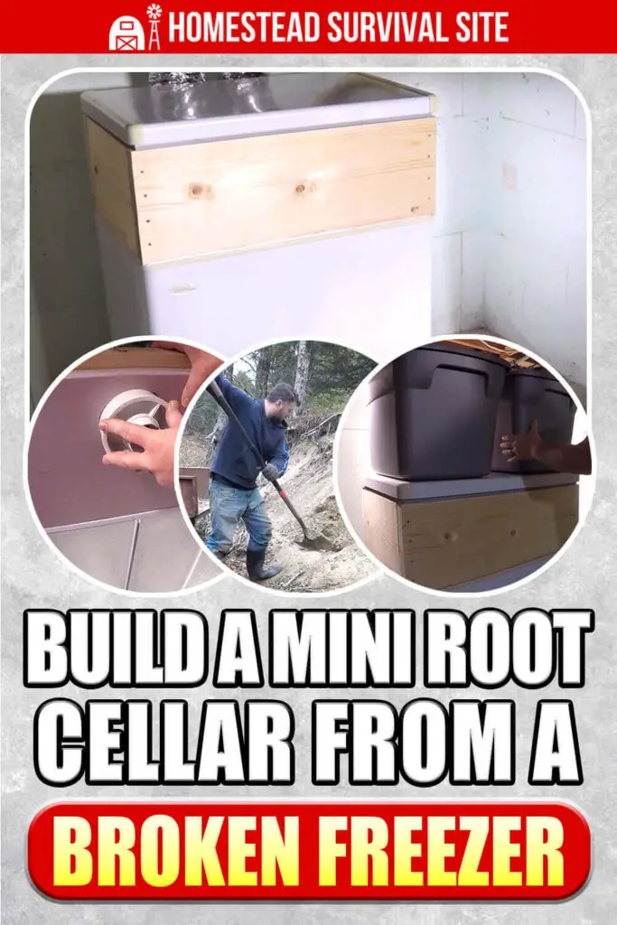 Build a Mini Root Cellar From a Broken Freezer