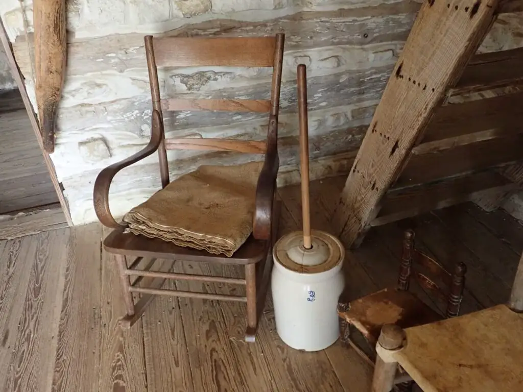 Butter Churn by a Chair