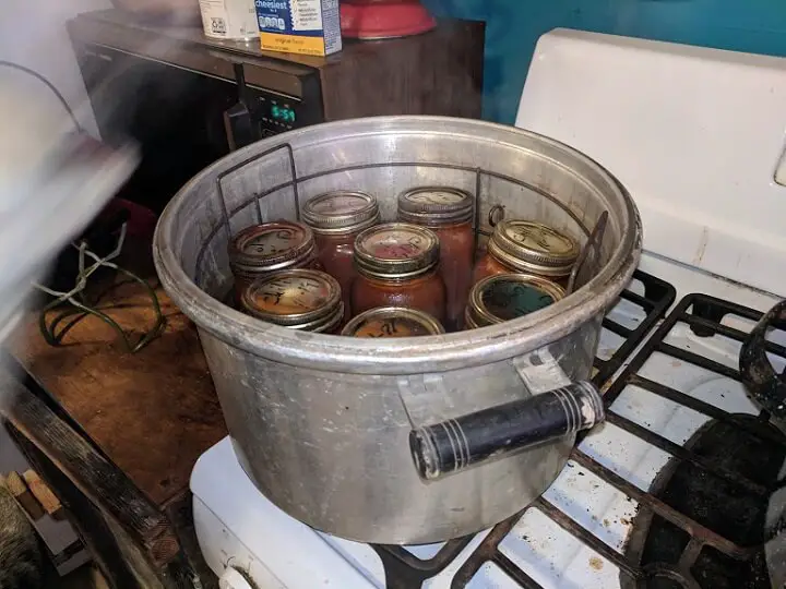 Cans in the Canner