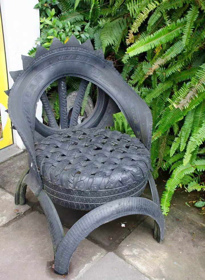 Chair From Old Tire