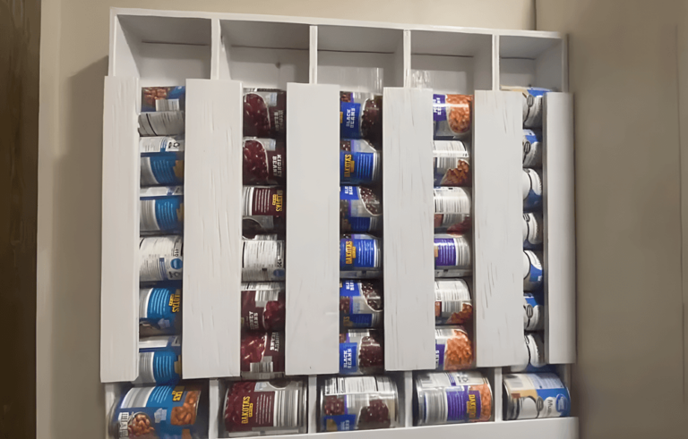 Build a DIY Canned Food Storage Rack