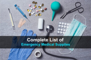 Complete List of Emergency Medical Supplies