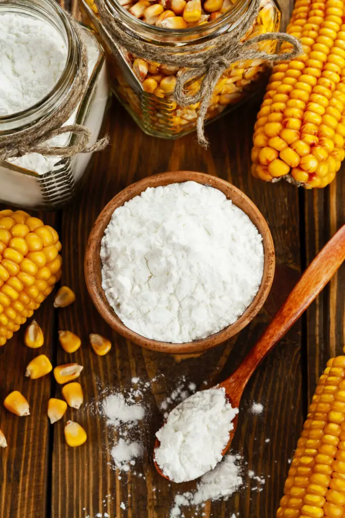 Corn Starch and Ears of Corn