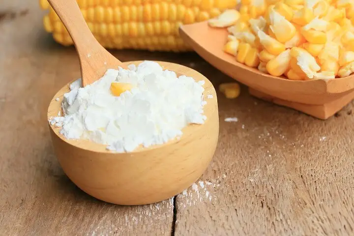 Cornstarch in a Bowl