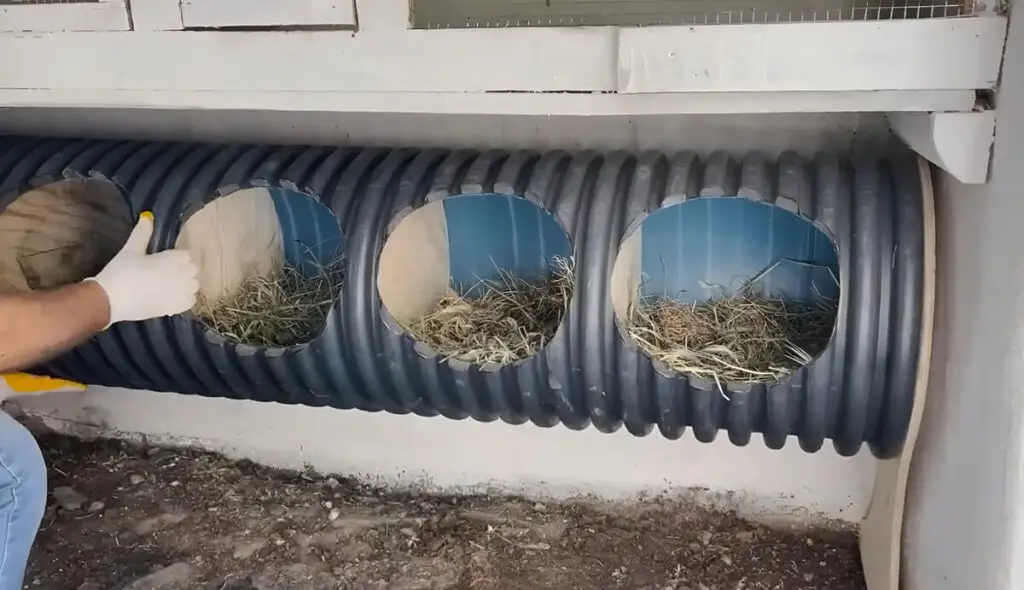 Corrugated Pipe Nesting Box
