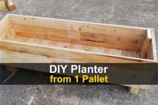 DIY Planter from 1 Pallet