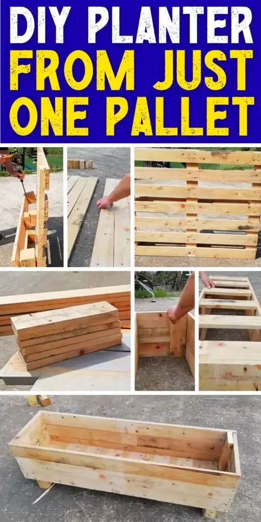 DIY Planter from Just 1 Pallet
