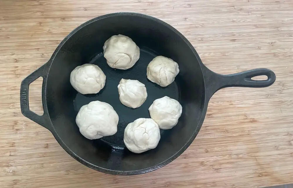 Dough in The Pan