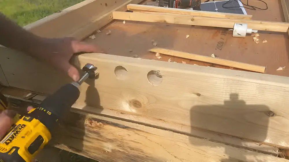 Drilling Three Holes