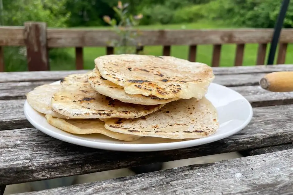 Emergency Bread on Plate