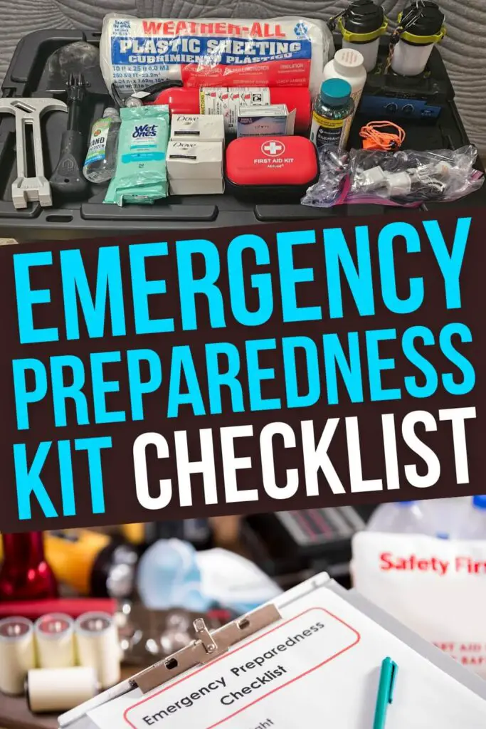 Emergency Preparedness Kit Checklist