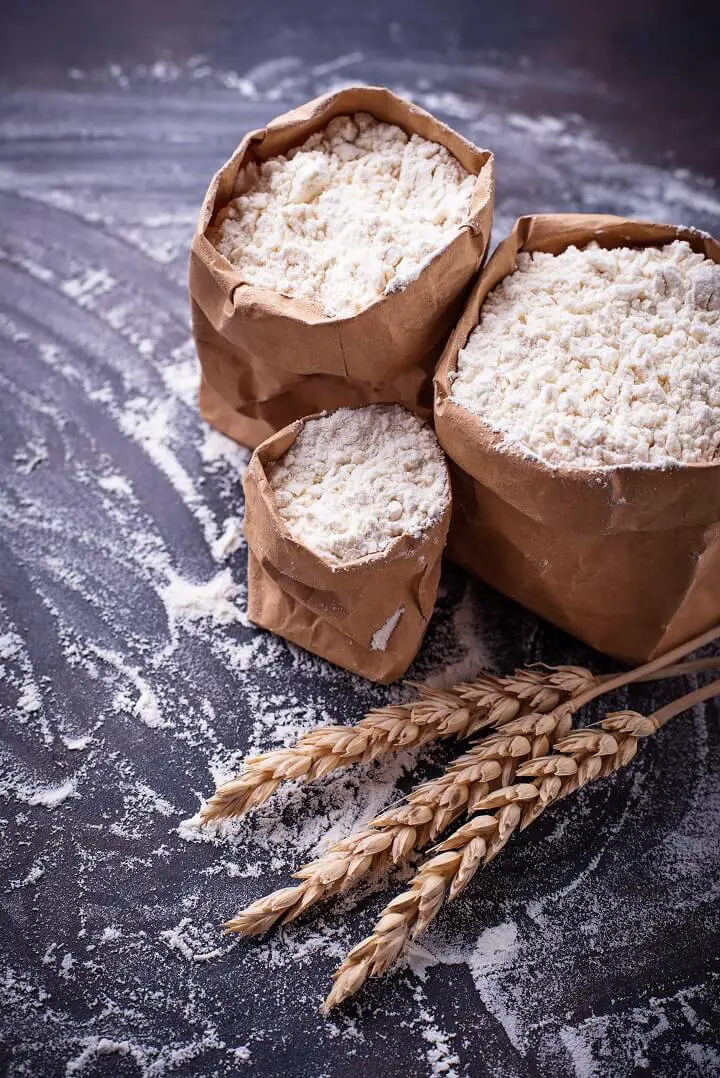 Flour and Dry Wheat Ears