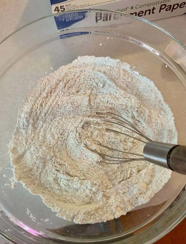 Flour, Yeast, and Salt in Bowl