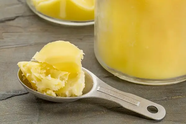 Ghee in a Spoon