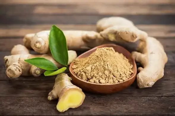 Ginger Powder in Bowl