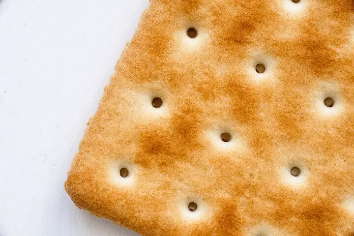 Hardtack on White Table