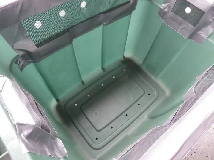 Holes Placed In Tote