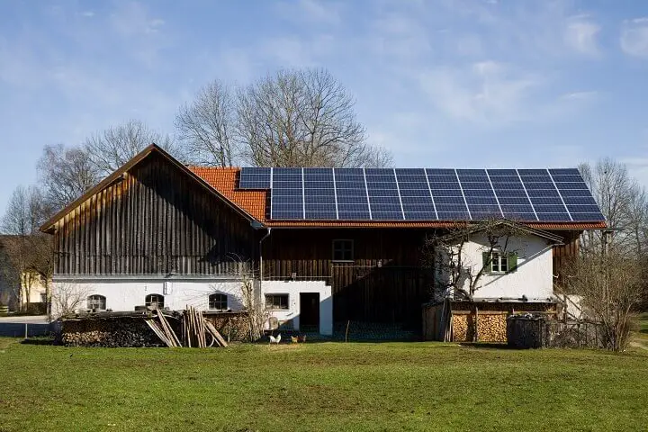 Homestead House With Solar Panels