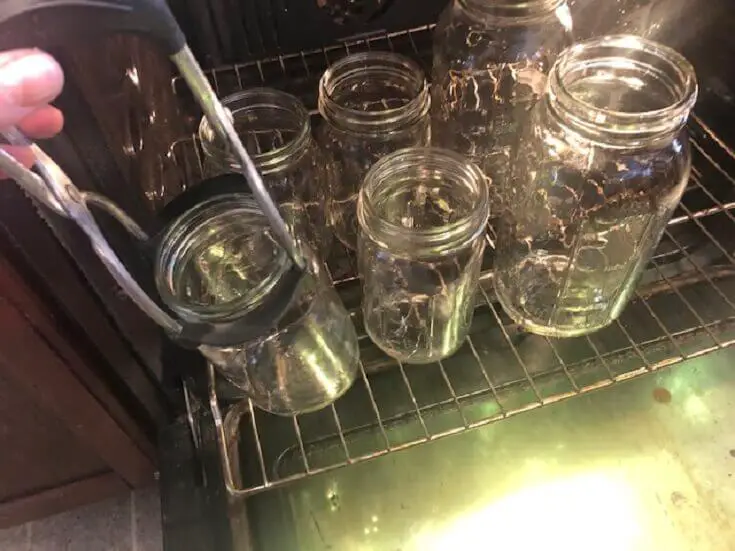 Hot Canning Jars In Oven