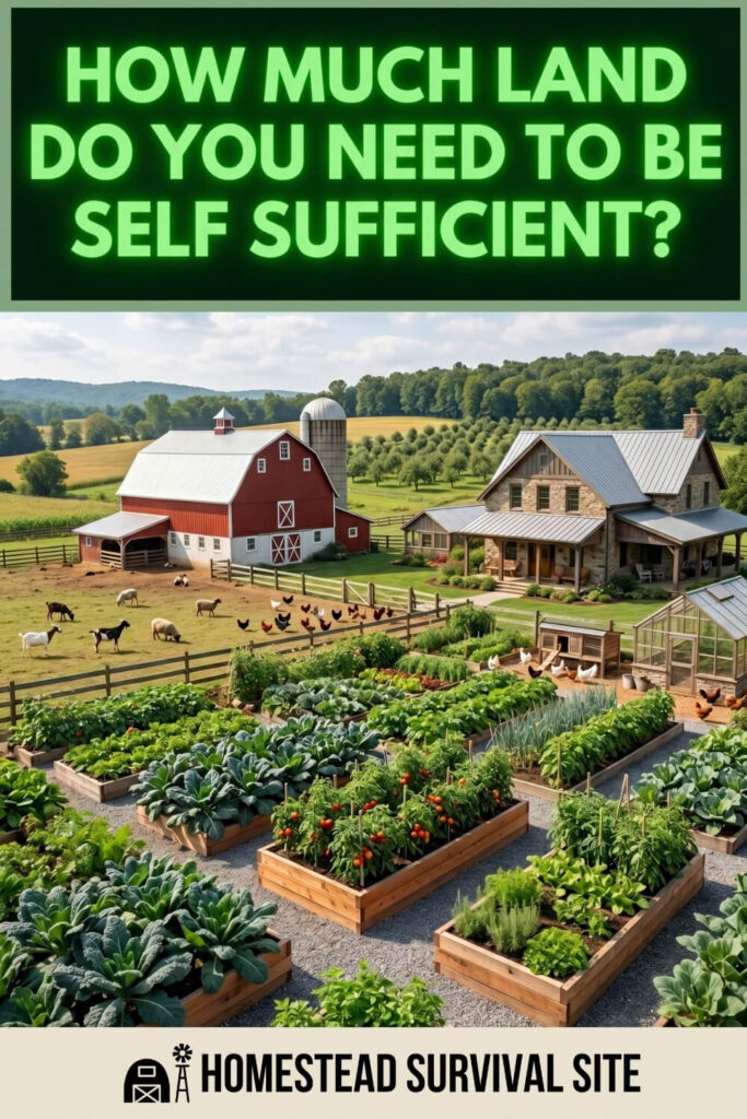 How Much Land Do You Need to Be Self Sufficient?