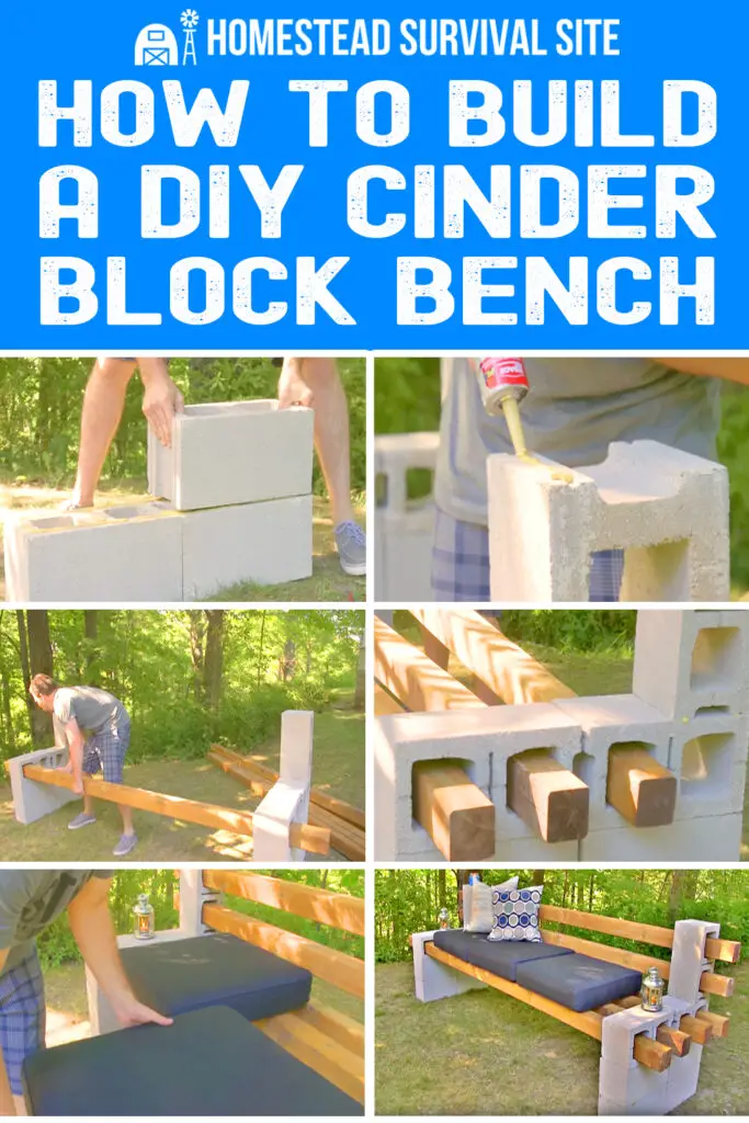 How to Build a DIY Cinder Block Bench