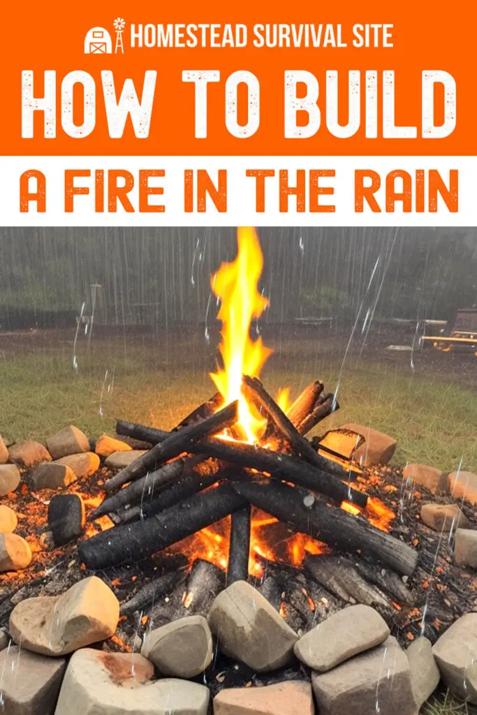 How To Build A Fire In The Rain
