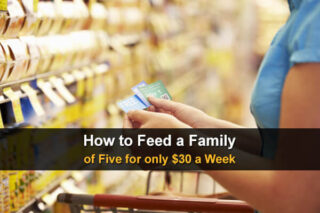 How to Feed a Family of Five for only $30 a Week