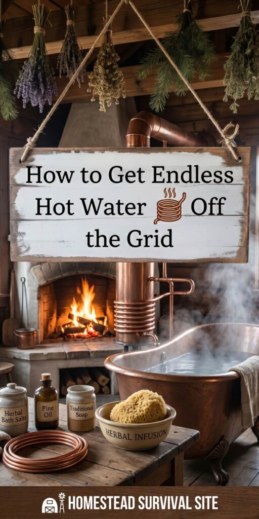 How to Get Endless Hot Water Off the Grid