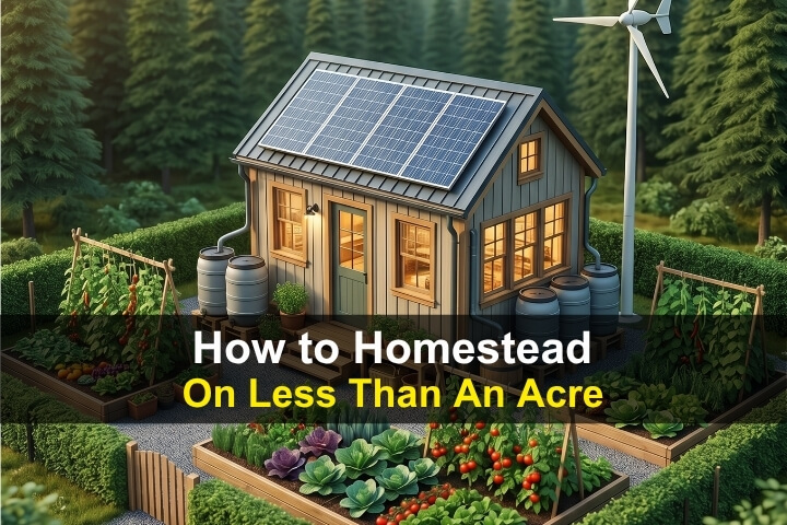 How to Homestead on Less Than an Acre