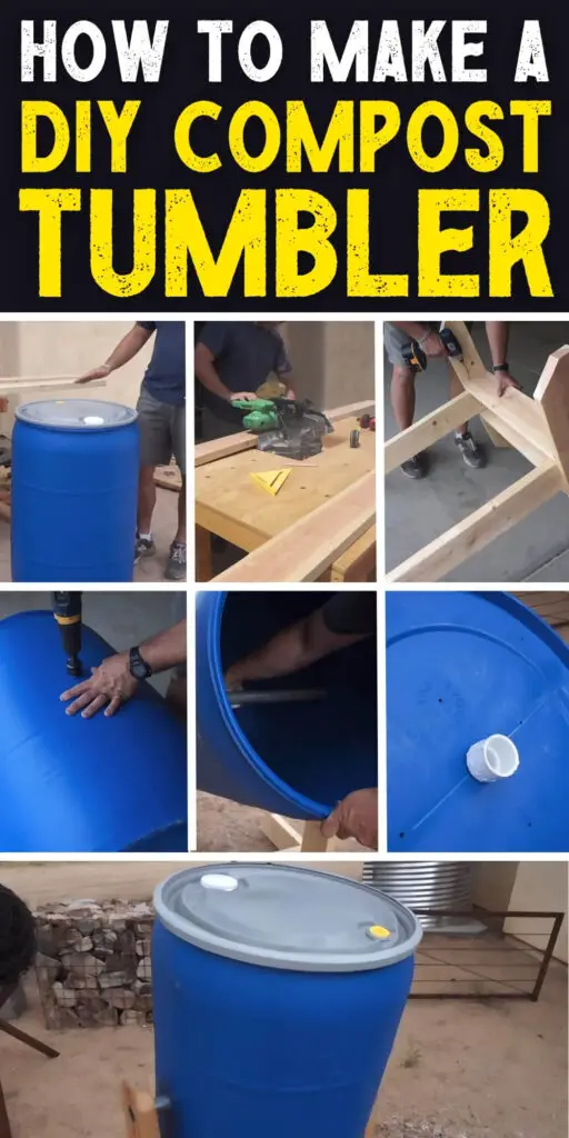 How to Make a DIY Compost Tumbler