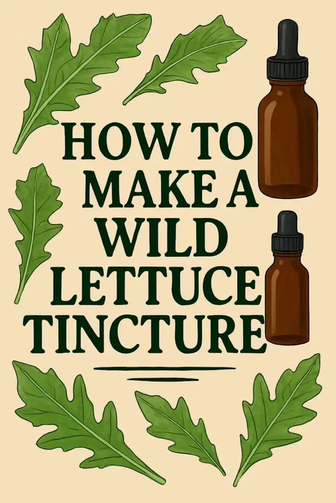 How to Make a Wild Lettuce Tincture for Pain