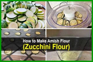 How to Make Amish Flour (Zucchini Flour)