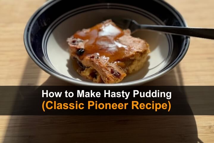 How to Make Hasty Pudding (Classic Pioneer Recipe)