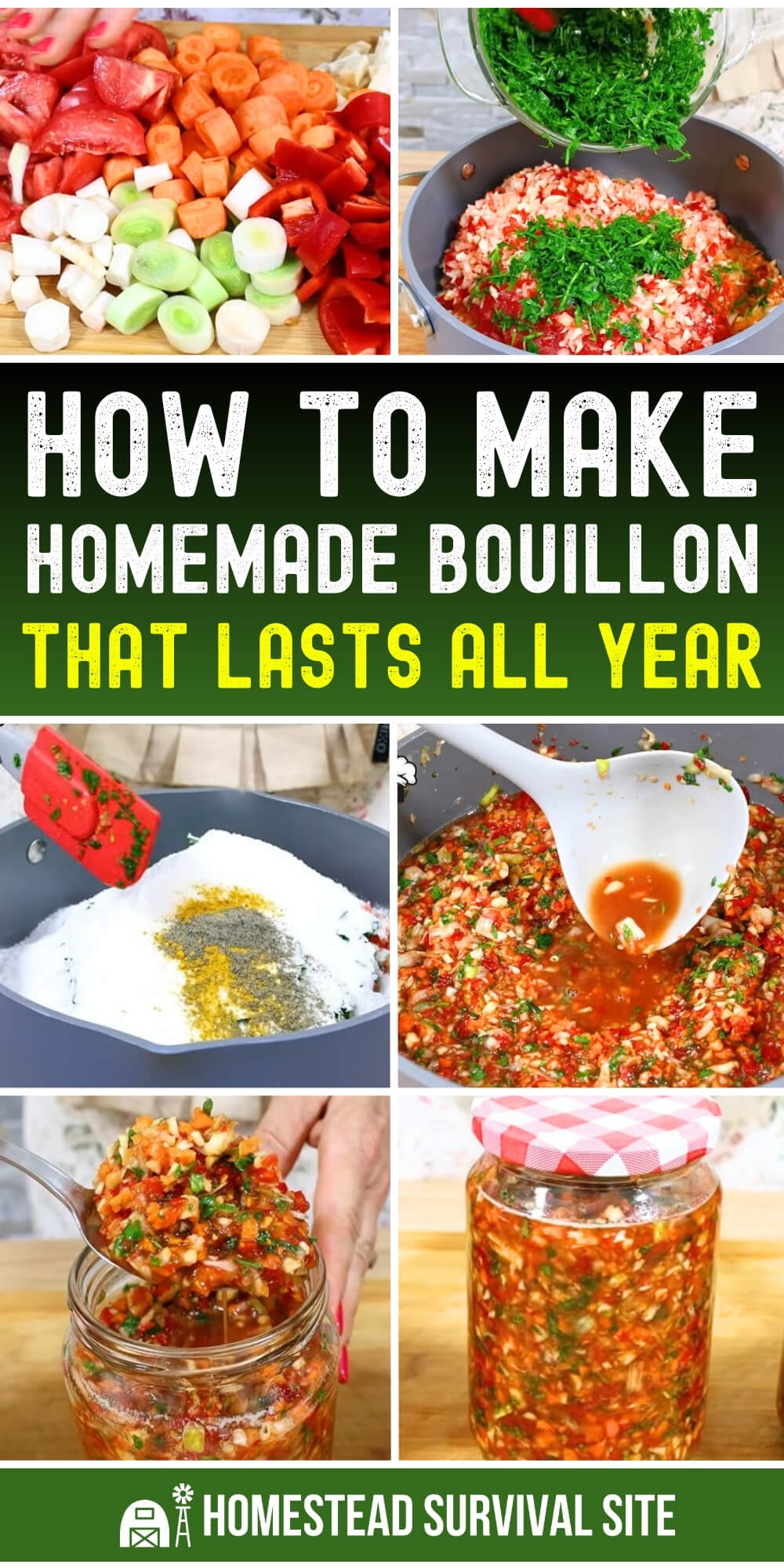 How to Make Homemade Bouillon That Lasts All Year