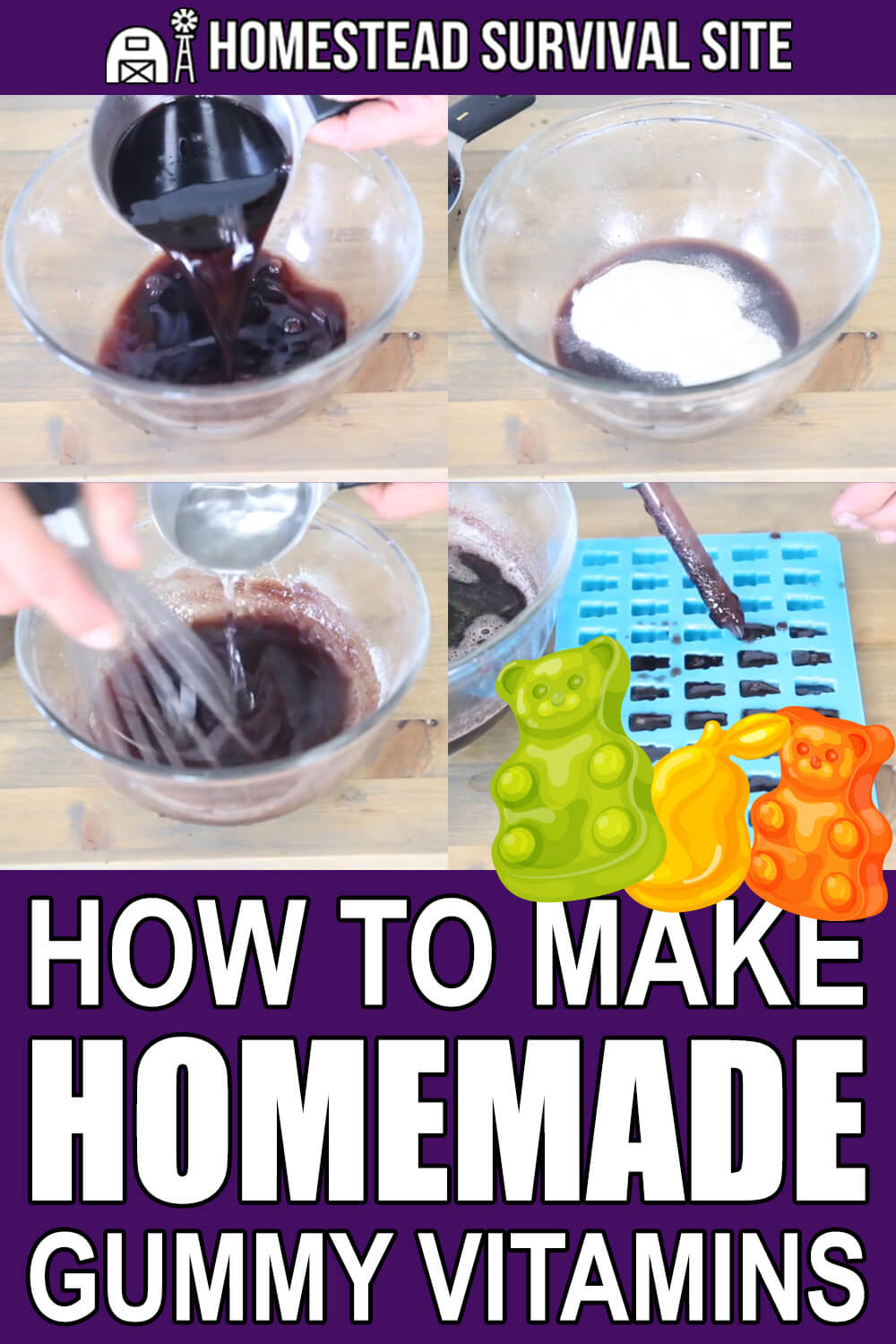 How To Make Homemade Gummy Vitamins