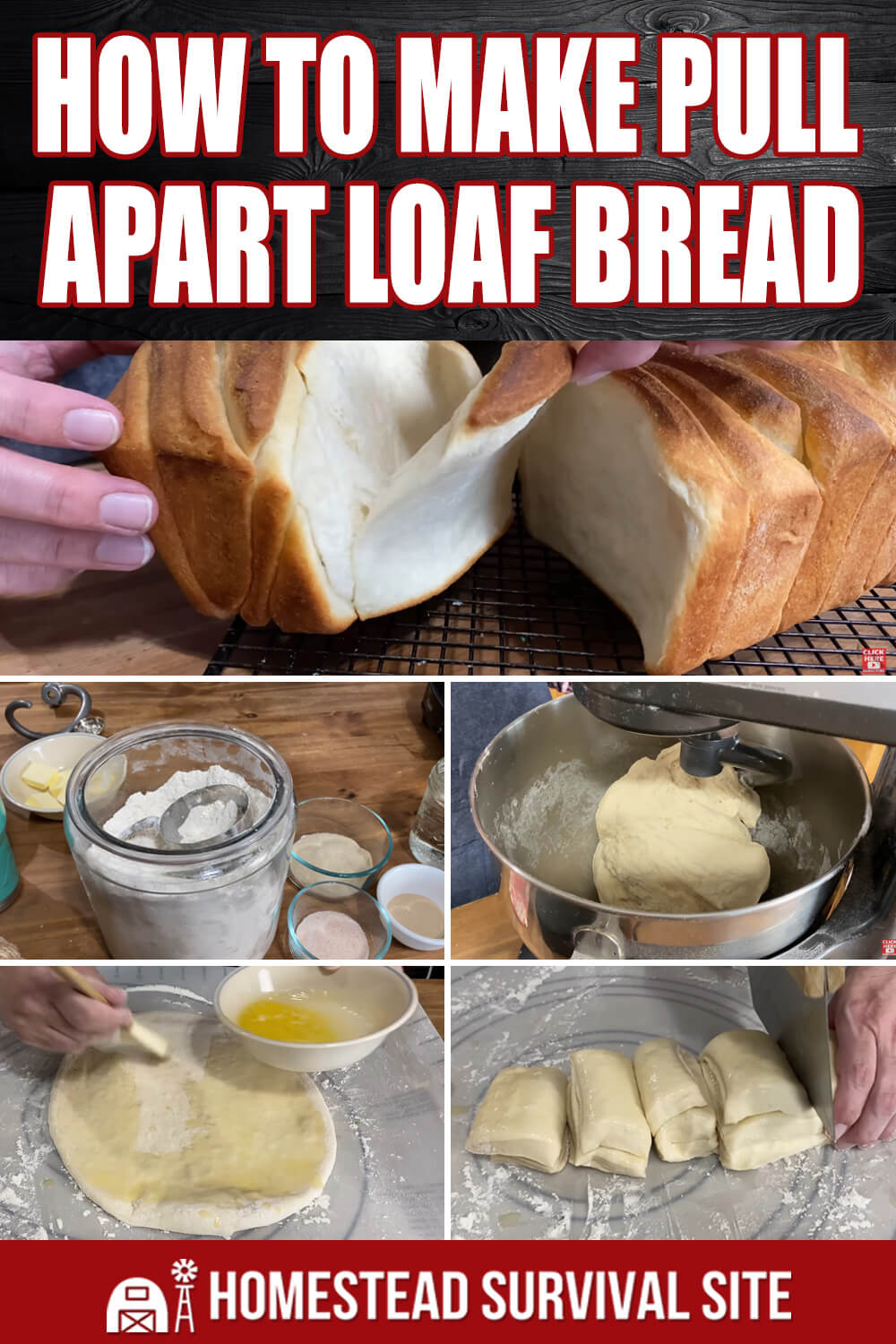 How to Make Pull-Apart Loaf Bread