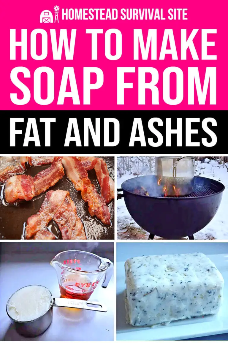 How to Make Soap from Fat and Ashes