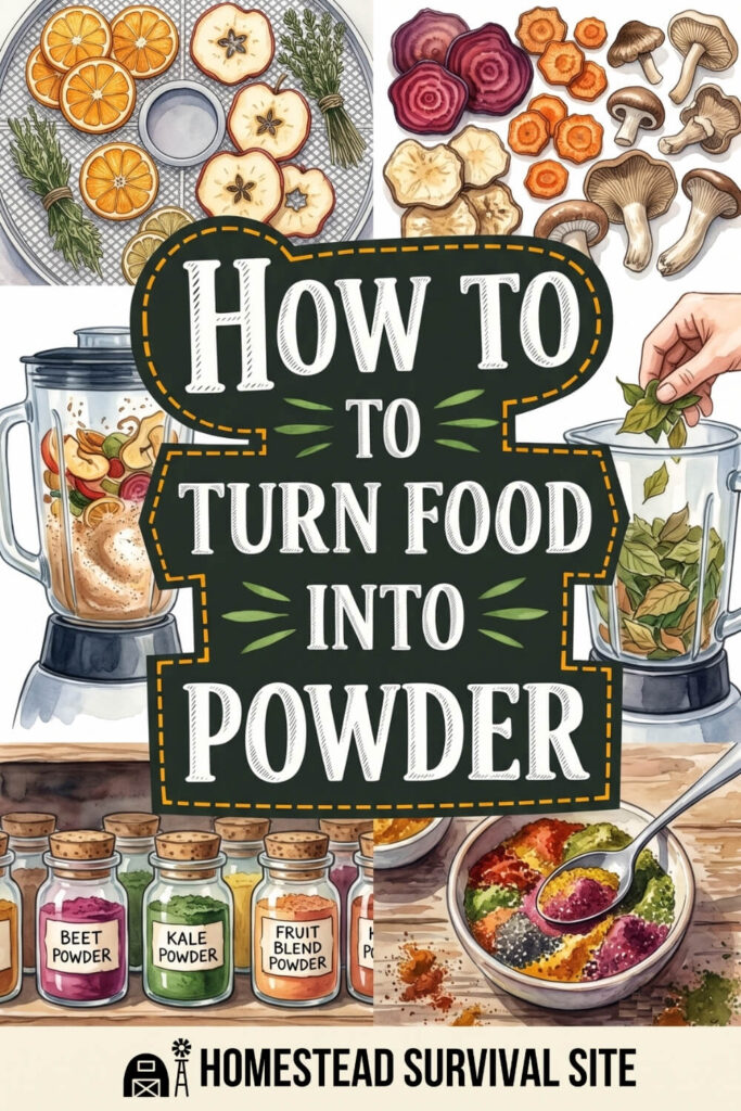 How to Turn Food into Powder