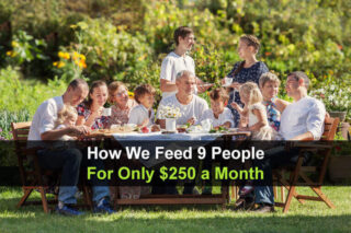 How We Feed 9 People For Only $250 a Month